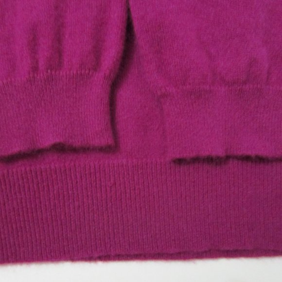 CASHMERE Sweater Jumper Pullover Violet Purple French Luxury - Picture 7 of 12